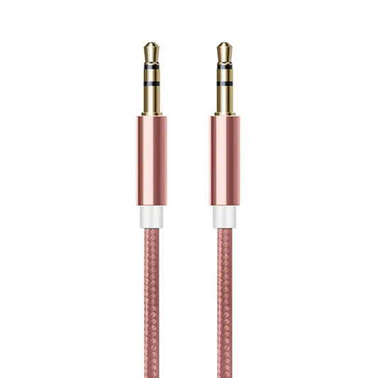 Premio Rose pink  and Pro Bass White  Aux Cable