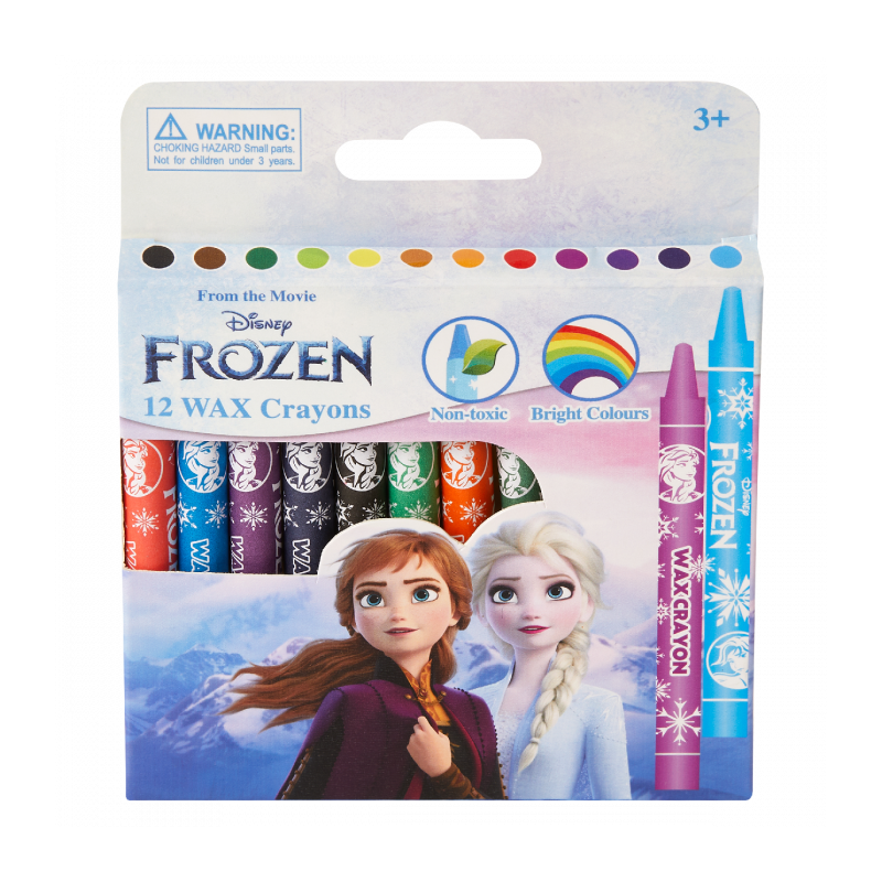 FROZEN 12 WAX CRAYONS MULTI