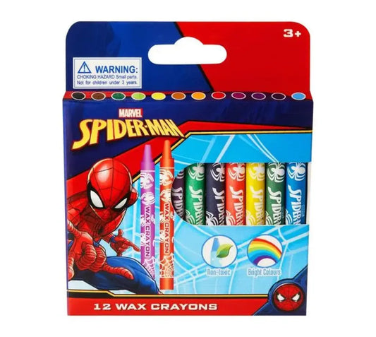 Spiderman 12 Oil Pastels Multi